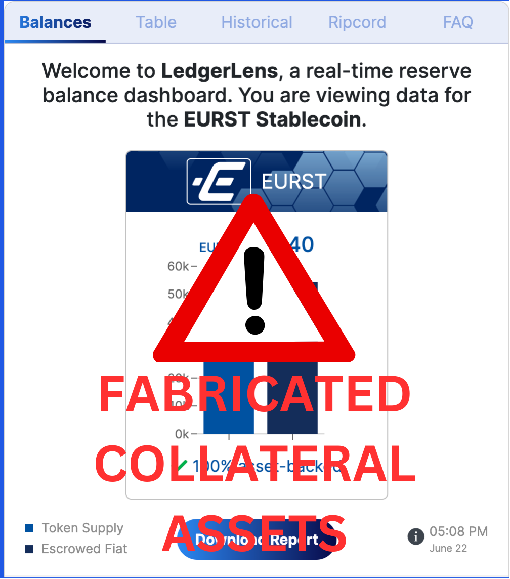 EURST Fake LedgerLens